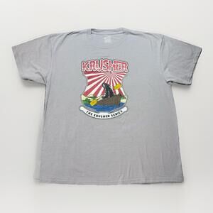 Krusher Series Bigfoot Graphic Shirt Mens XL Gray German’s Pub Santa Paula CA